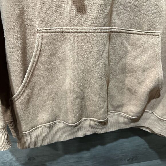 Aerie hoodie light pink Peach Size Large Oversized Boxy Fit Cozy - Picture 2 of 8